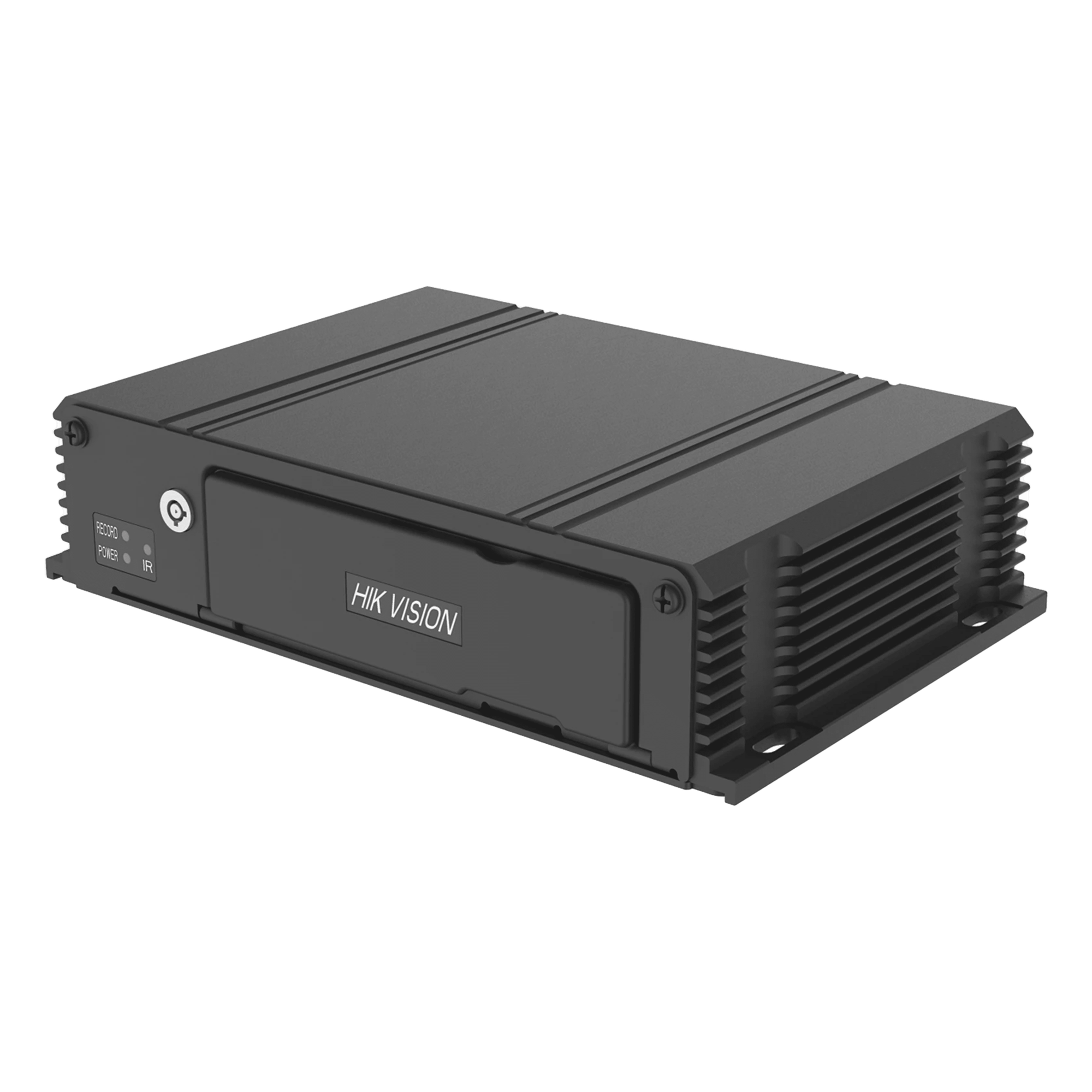 Grabador de Video Móvil AE-MD5043-SD Series / 4 Canales HDTVI-AHD-CVBS / SD Card Hasta 256 GB / 4G Integrado / GPS y GLONASS / Chasis de Aluminio Sin Ventilador / Compatible con H.264 y H.265