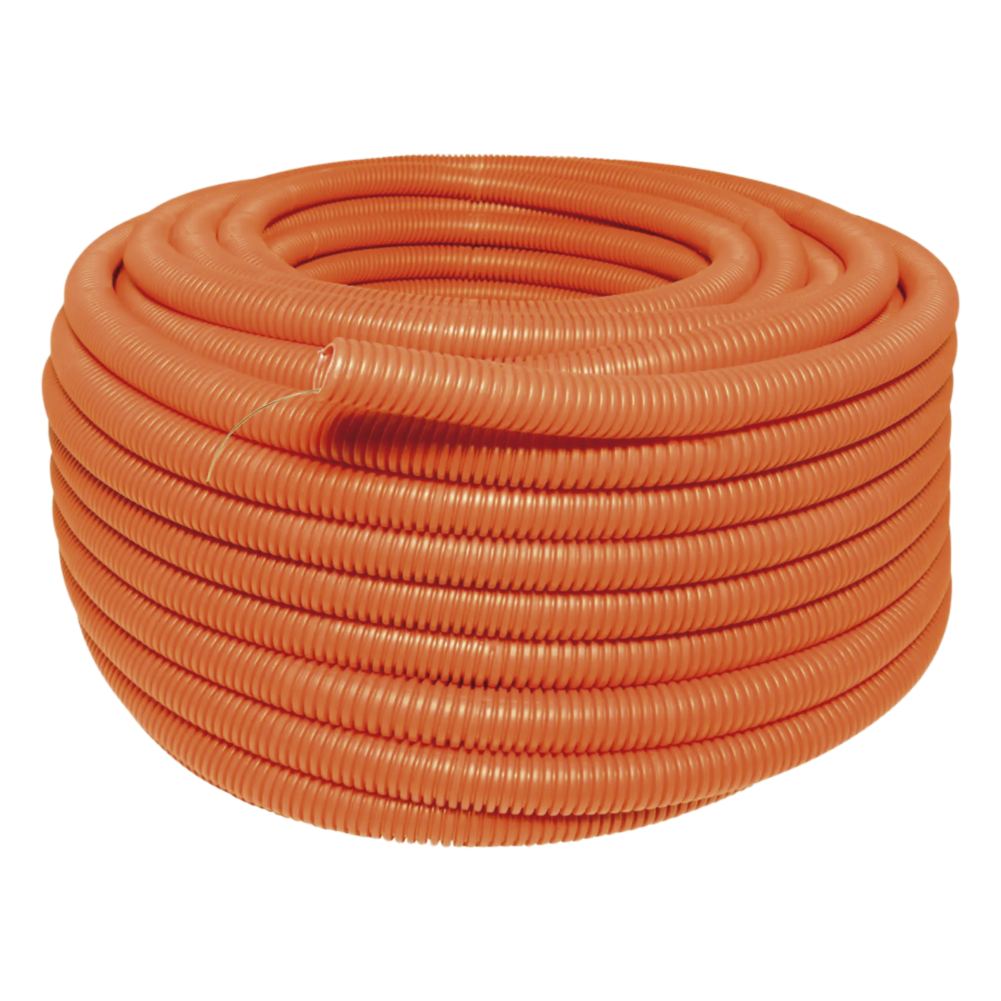 Tubo Corrugado Flexible / 1" x 50 m (164 ft) / HDPE Reforzado / Resistencia Aislamiento 100-2000 MΩ / Guía Integrada / Intemperie — SURTEK · SKU SYS136854