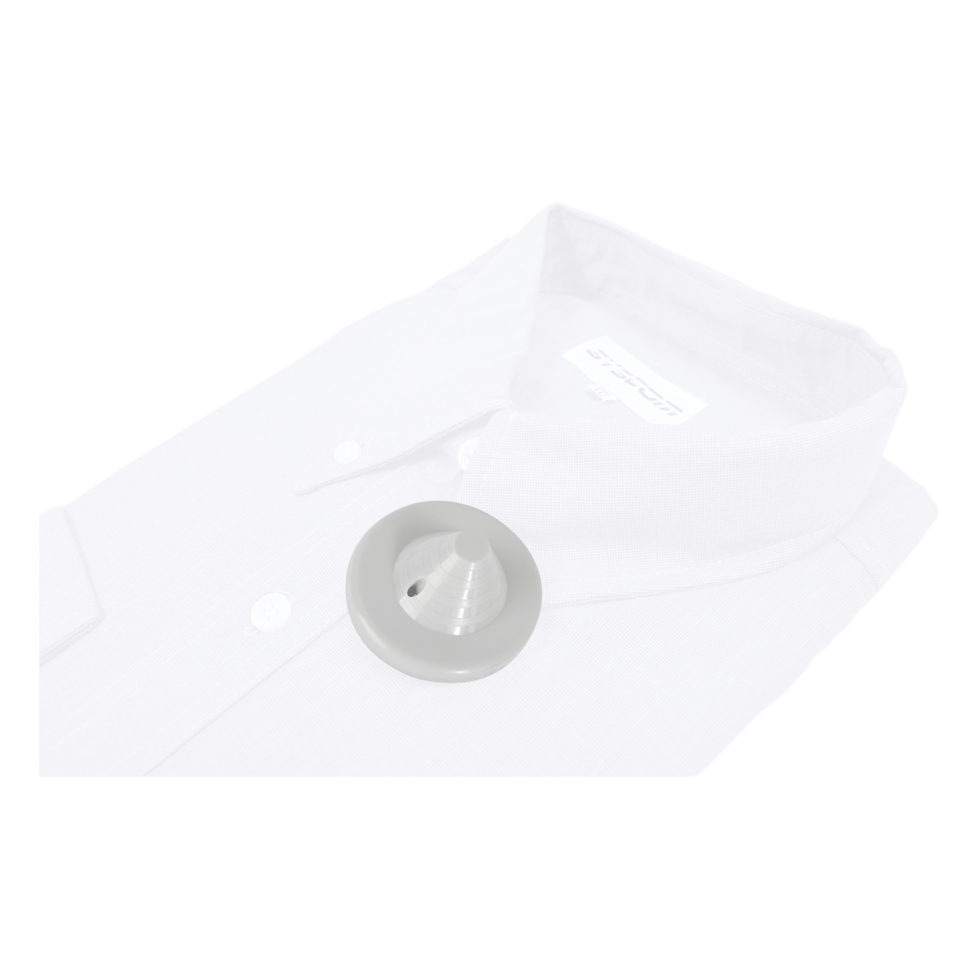 Tags para Ropa / Mini UFO / 8.2 MHz / 48 mm / 100 pzas / 120 cm alcance — Century · SKU T004