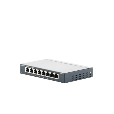 Switch Gigabit no administrable de 8 puertos 10/100/1000 Mbps 