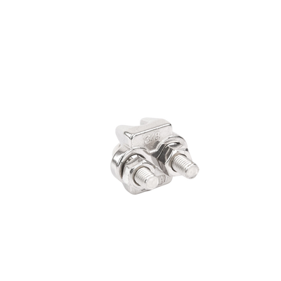 Nudo/ Perro/ Abrazadera Acero Forjado para Cable de 3/8", Acero Inoxidable.