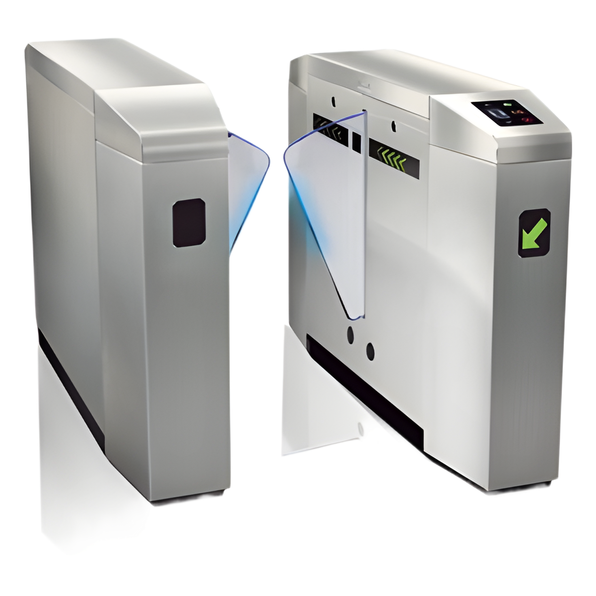 Torniquete Óptico con Barreras de Seguridad / Diseño Elegante — ACCESSPRO · SKU XT-FLAP
