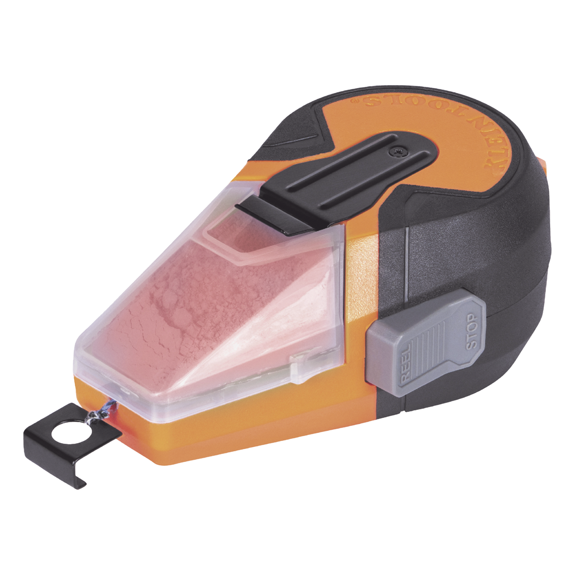 Línea de Tiza Autorretráctil / 50' (15.24m) / Nylon Trenzado 1.0mm / Cápsulas Reemplazables / Carcasa ABS de Alto Impacto — KLEIN TOOLS · SKU CHLK50R