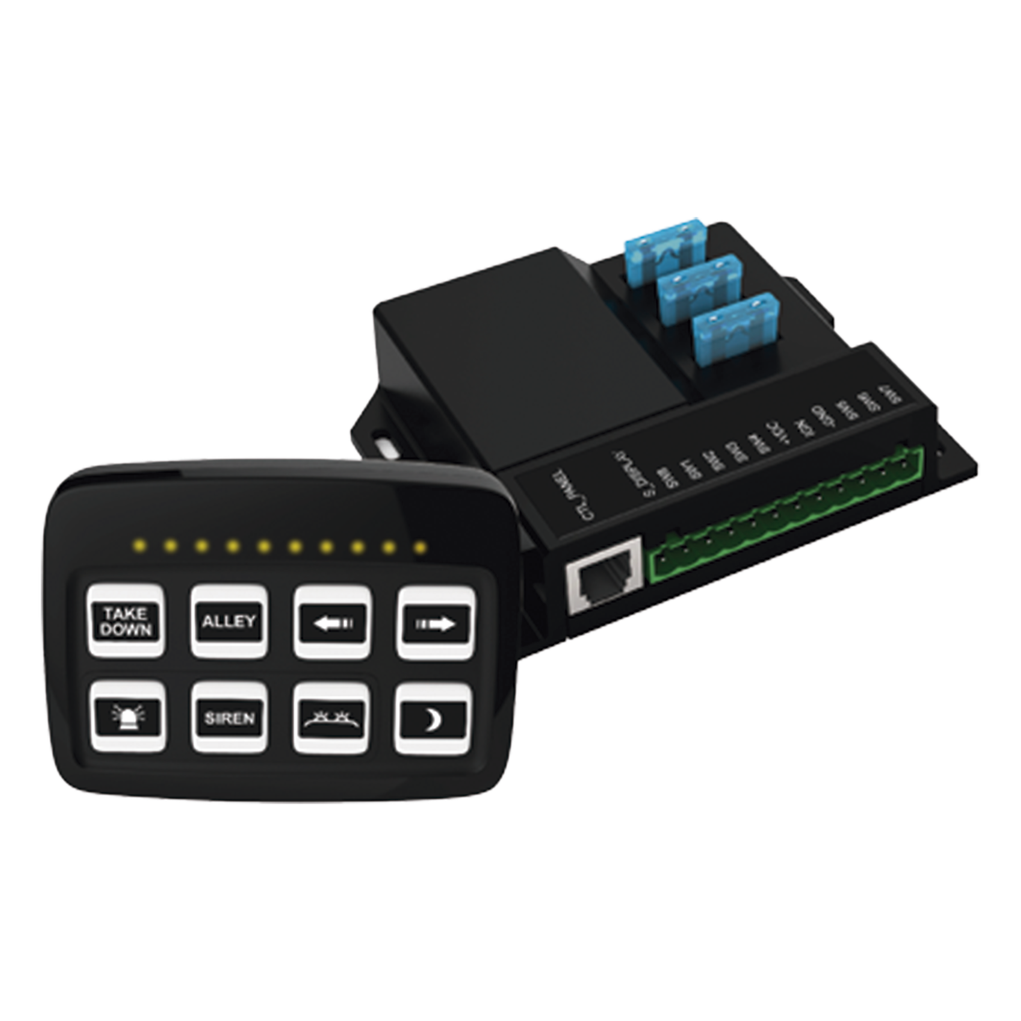 Controlador Universal de 8 interruptores, con Montaje Fijo y de Succión
