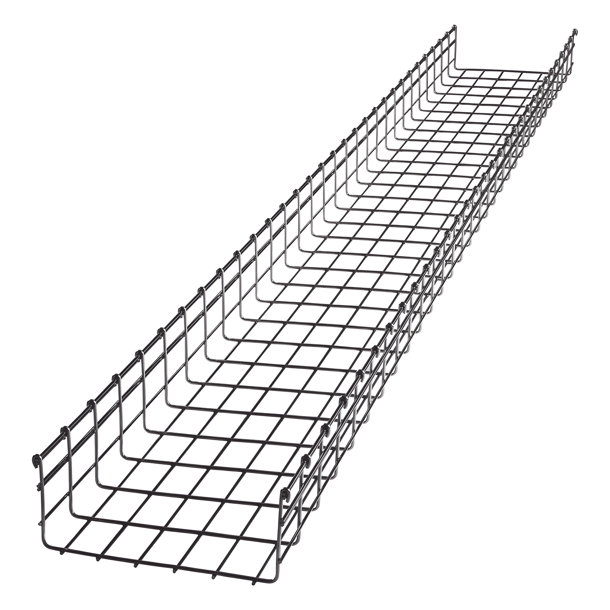 Charola Tipo Malla / 116 mm Peralte / 300 mm Ancho / 3 m Tramo / 9.84 ft / Electro Zinc / 554 Cables Cat6