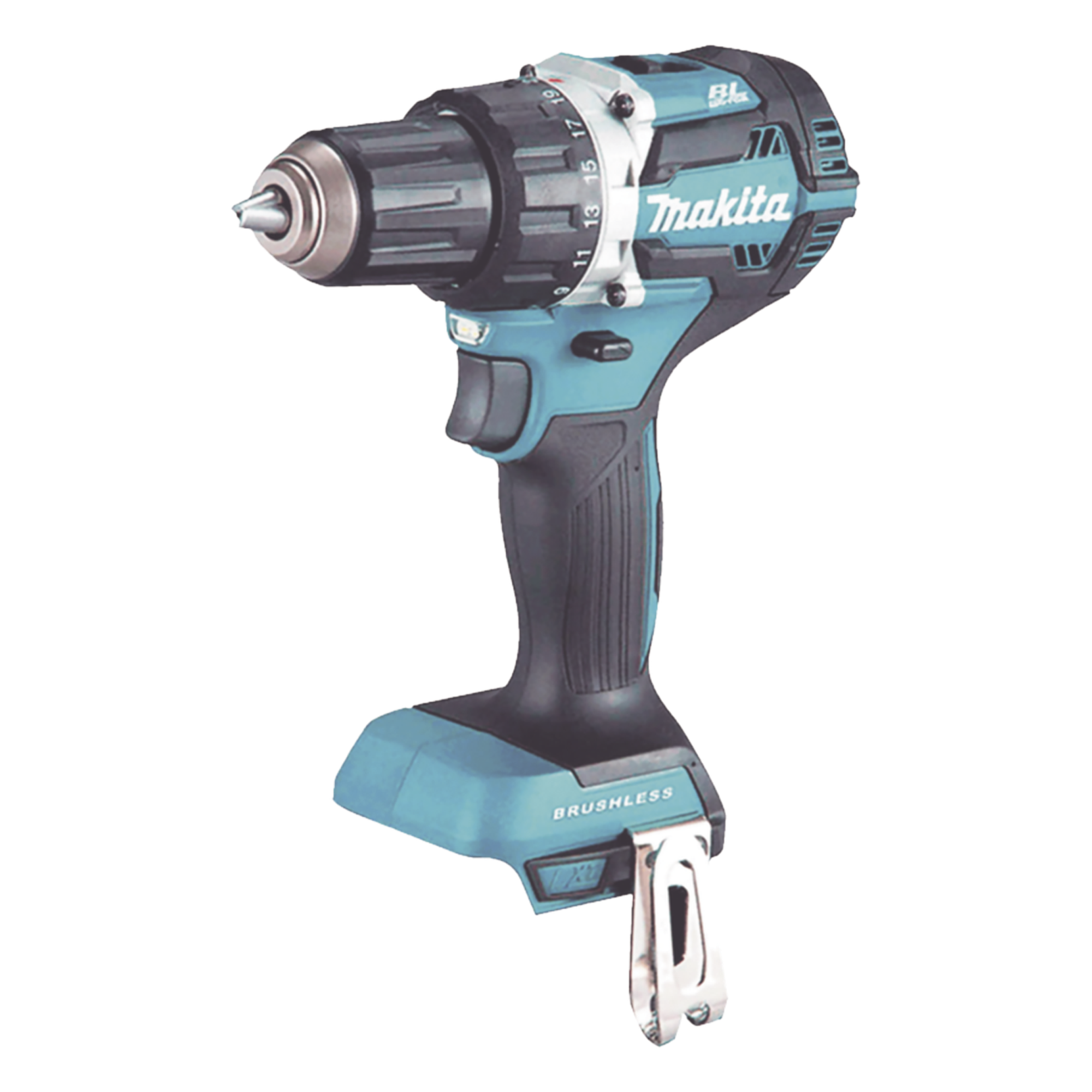 Rotomartillo/Taladro Inalámbrico (1/2") de 1,900 RPM, 18Vcc, Incluye 1 Batería BL1815N de 1.5Ah, 1 Cargador Modelo  DC18SD y Un Set de 75 Pzas  Modelo E-06943
