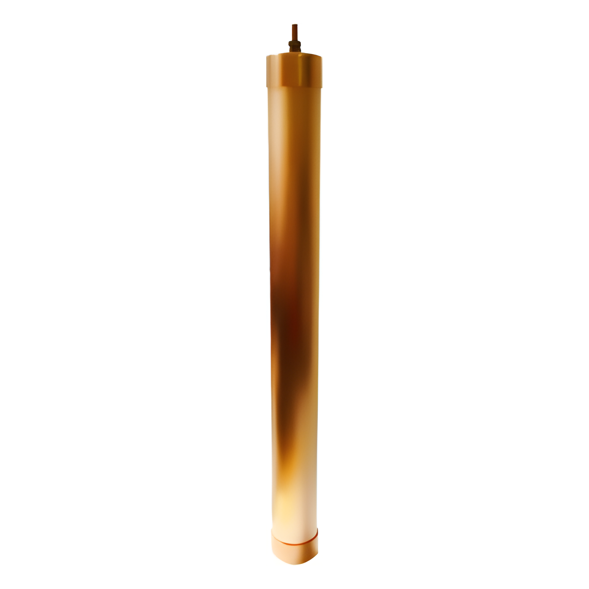 Electrodo Químico de Puesta a Tierra / Tubo Cobre Electrolítico 1" / Longitud 1.5 m (4.9 ft) / Super Absorbente Interno / Borne ½" — TOTAL GROUND · SKU CHEM-GROUND-1.51D