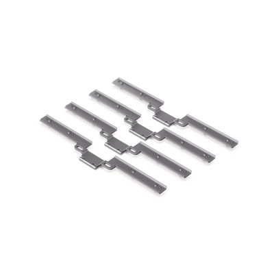 Kit de apilamiento/stack para unir 2 racks UniFi modelo U-RACK-6U-TL, para lograr un rack de 12 UR. No incluye los racks 