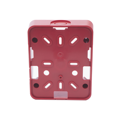 Caja Trasera Resistente a la Intemperie, Roja (para usar con la serie de estrobos HE) (0500-06360) De Hochiki 