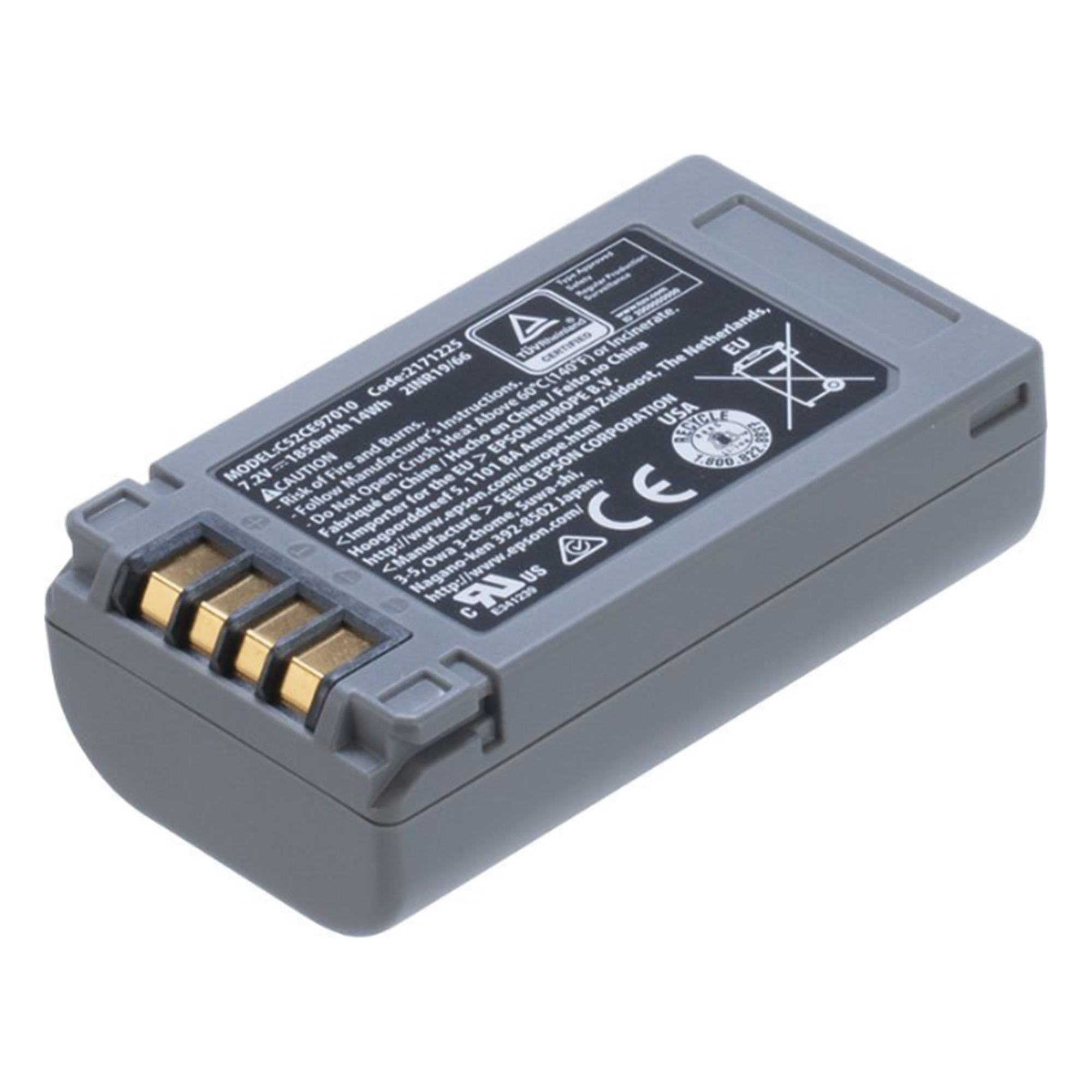 Batería Recargable / 7.2V / 1850mAh / 14Wh / Li-Ion / Impresoras MP200 y MP300
