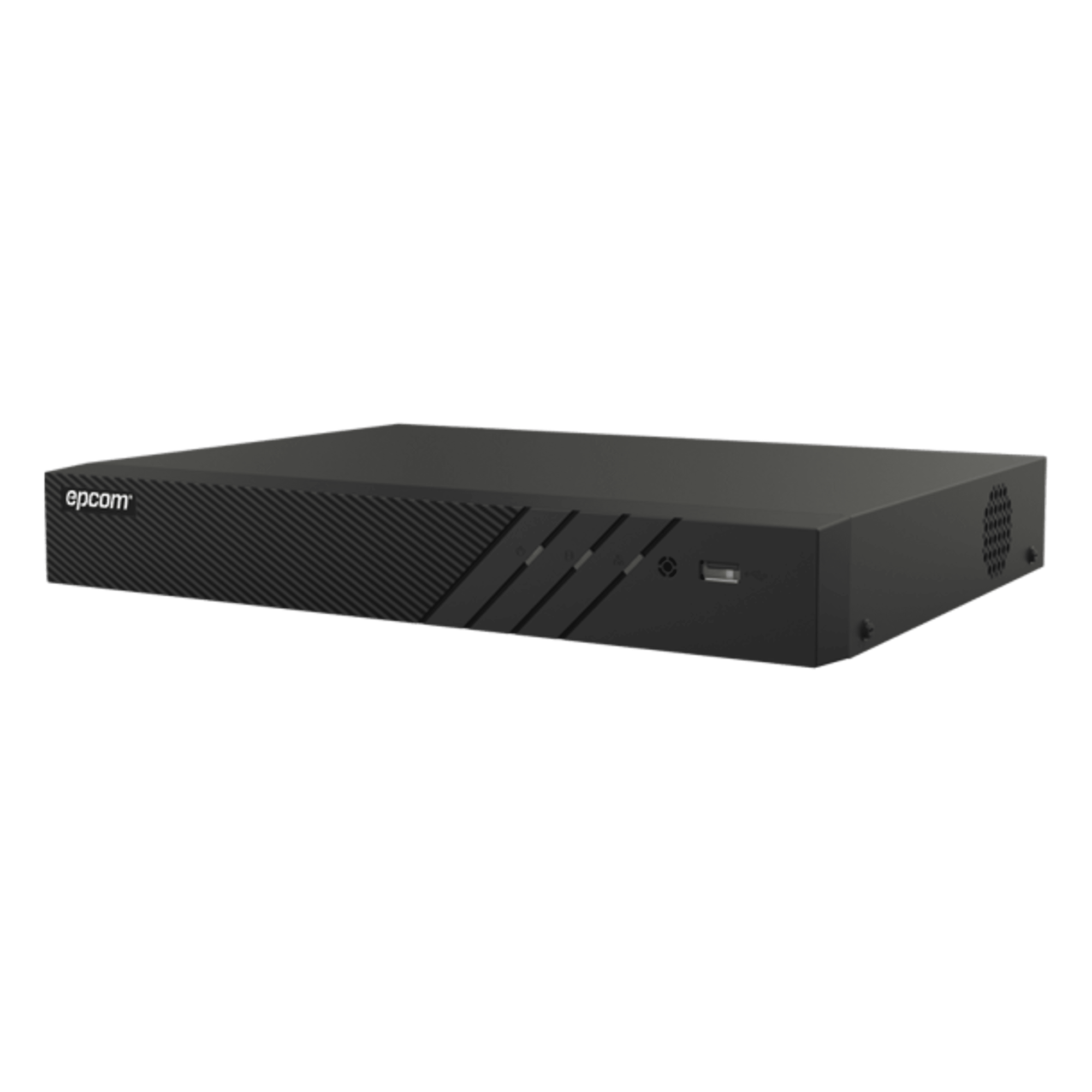 DVR Pentahíbrido / 16 Canales Totales / 8 TurboHD + 8 IP / 8 Megapixel (4K) / Audio Bidireccional Coaxitron / H.265+ / HDMI y VGA 4K — EPCOM PROFESSIONAL · SKU EX-8008TURBO-L