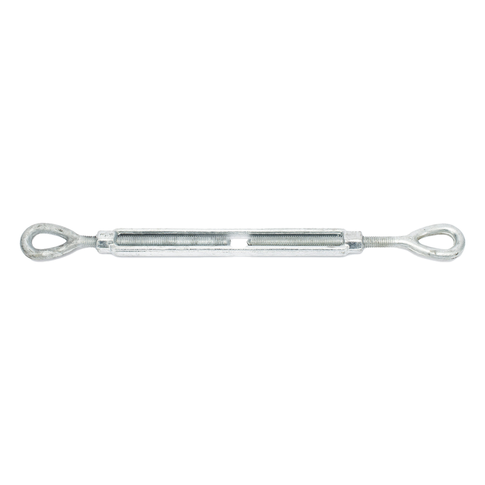 Tensor Ojo-Ojo / Acero Forjado / Galvanizado Inmersión en Caliente / Carga 2200 lbs / Carrera 9 in — SYSCOM TOWERS · SKU TEN1/2X9OOJ