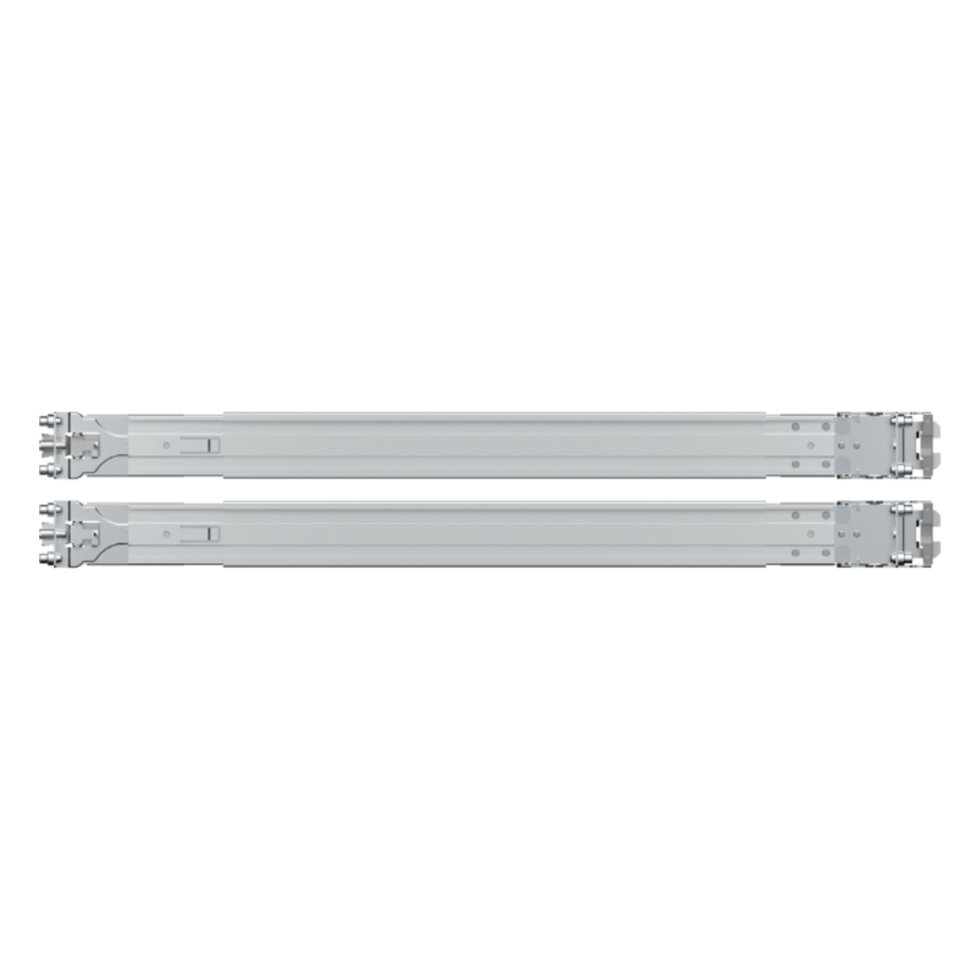 Kit de Rieles para Rack / Profundidad Ajustable 553-834 mm (1.8-2.7 ft) / Orificios Cuadrados ≥9.5 mm / Orificios Redondos ≥7.1 mm / Ancho Pilar ≥450 mm (1.5 ft) — SYNOLOGY · SKU RKS-01