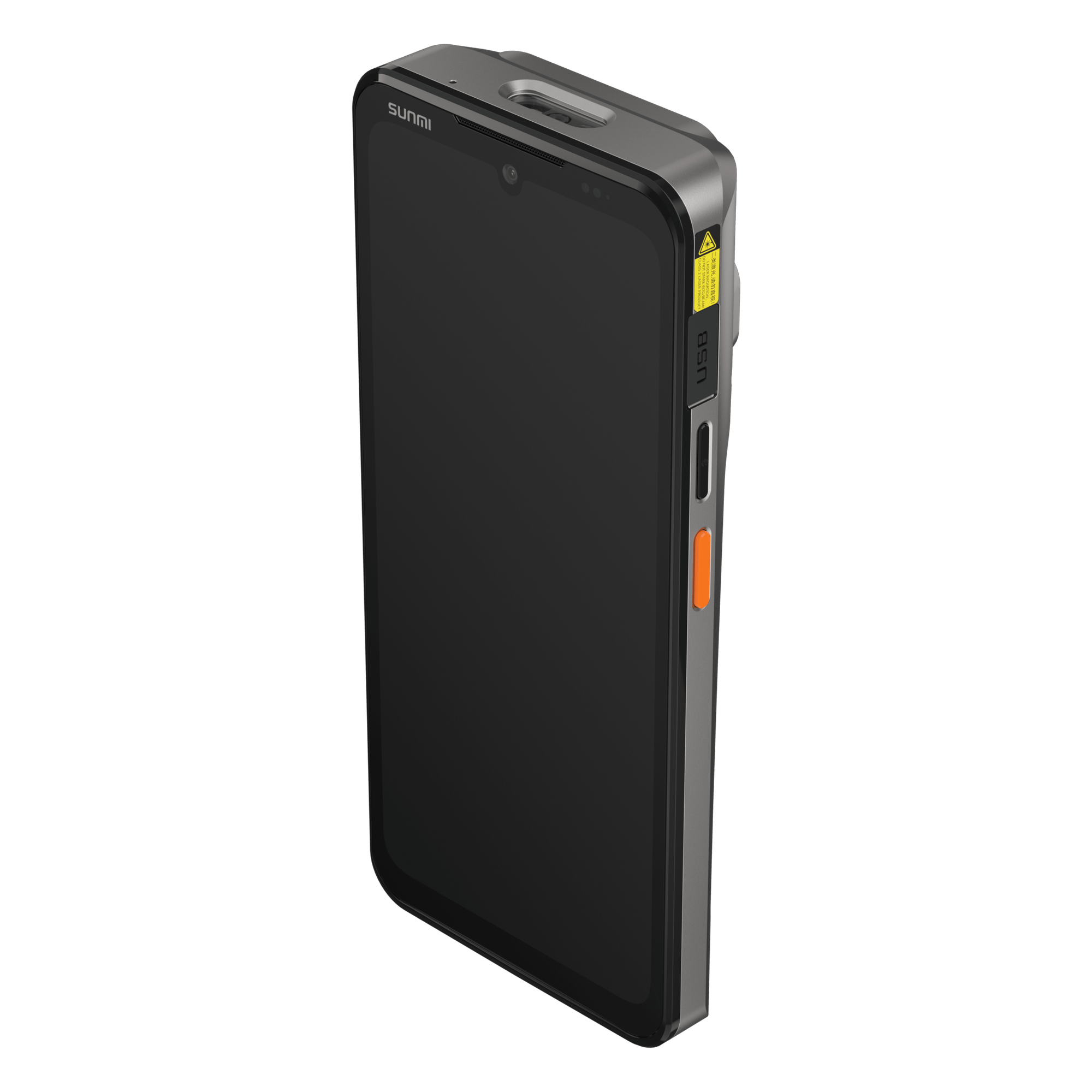 Terminal Móvil Inteligente / Octa-Core 2.2 GHz / Pantalla 6.75" HD+ IPS / 4 GB RAM + 64 GB ROM / IP68 / NFC Dual-Sided / Wi-Fi Dual-Band / Android 14
