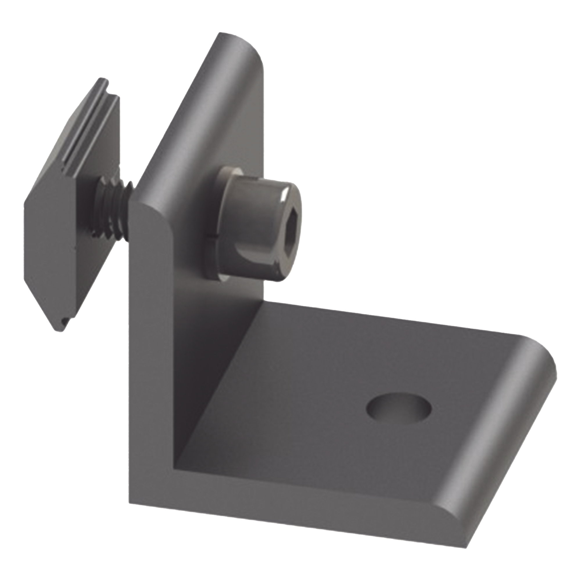 Grupo Conector L / Aluminio Anodizado 6005-T5 / Ángulo L / 1x4 LC / Montaje EPL-AM01 — EPCOM POWERLINE · SKU EPLLCN202B