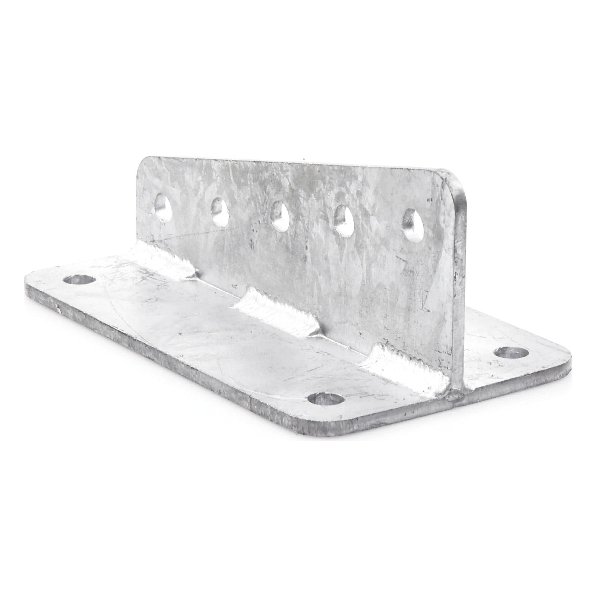 Ancla de Placa / 5 Perforaciones / 4 Puntos de Fijación / Acero ASTM-36 / Galvanizado en Caliente / 250 mm Ancho
