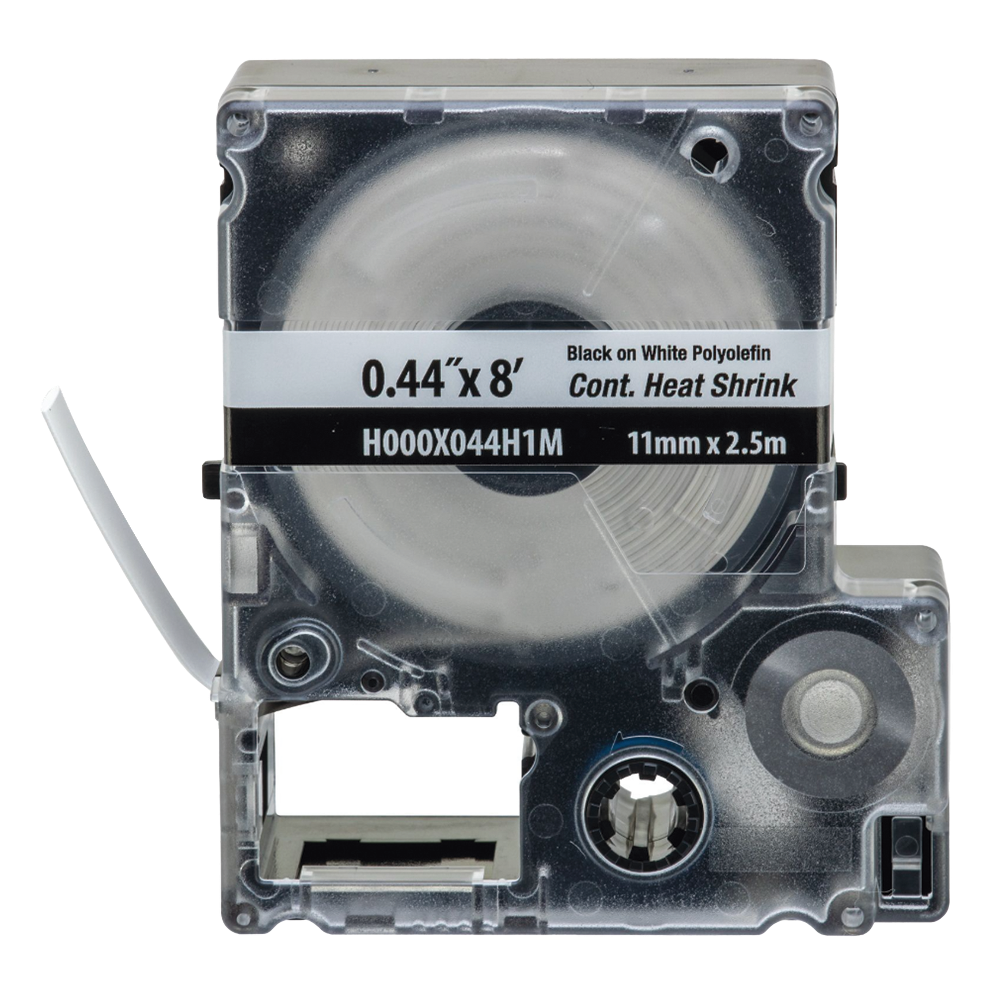 Casete de Etiquetas Termocontráctiles / Poliolefina Grado Militar / 11.2 mm Ancho / 2.4 m Largo / 16-10 AWG / Blanco — PANDUIT · SKU H000X044H1M