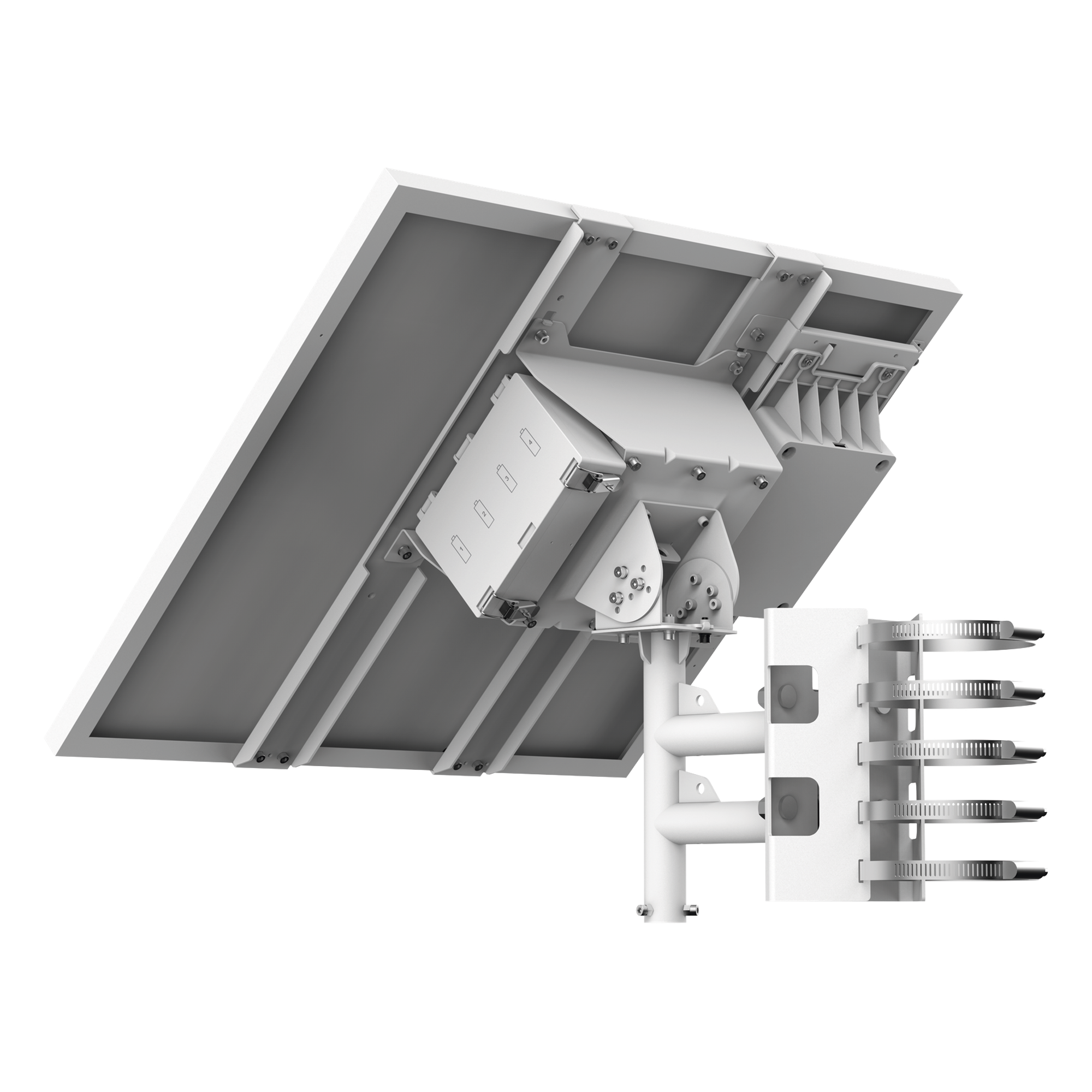Kit Solar de Alimentación / Panel 80 W / Batería Litio 360 Wh / 2 Salidas 12 Vcd / IP66