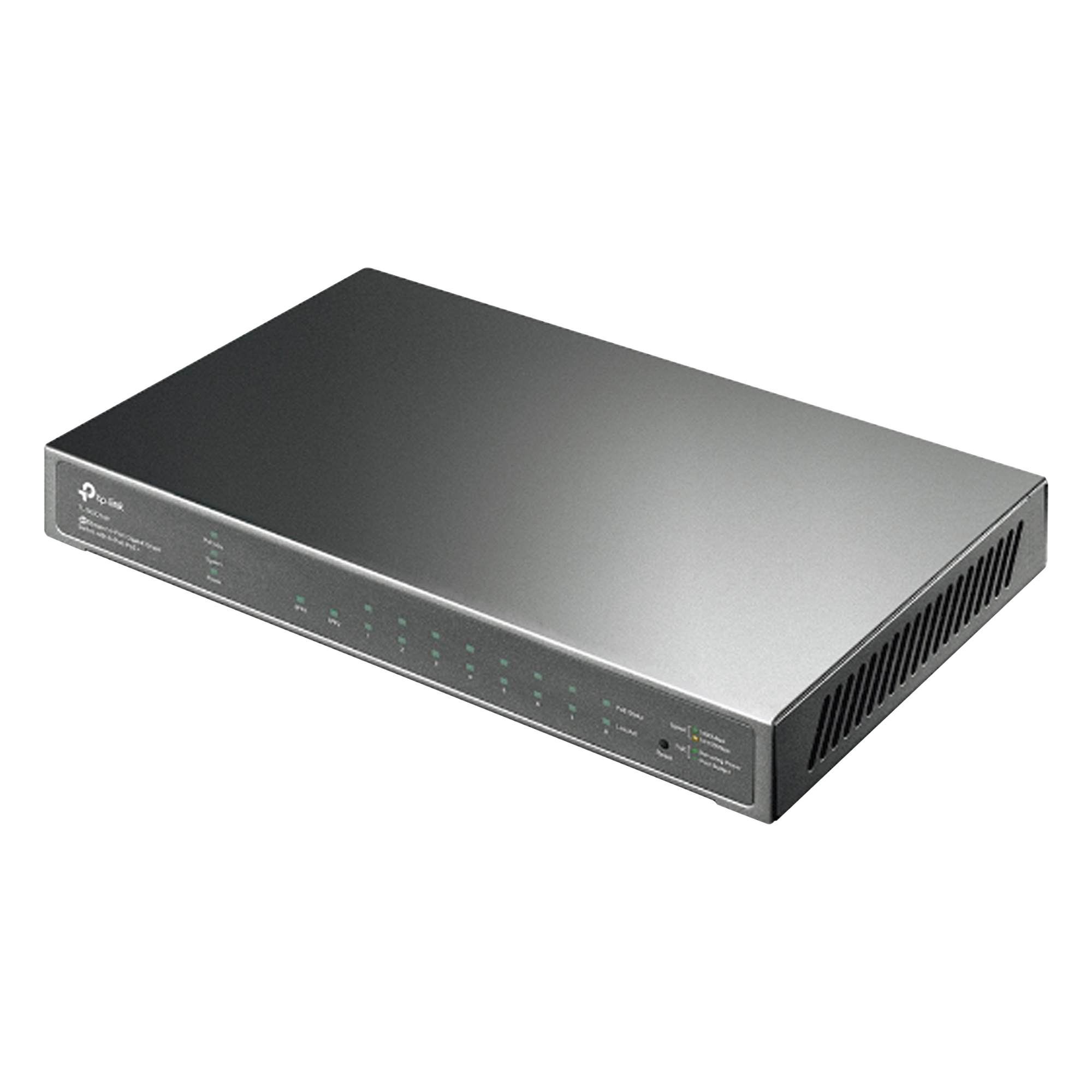 Switch PoE Administrable / 8 Puertos Gigabit PoE+ / 2 Puertos SFP / 61W PoE Total / SDN / QoS L2/L3/L4 — TP-LINK · SKU TL-SG2210P