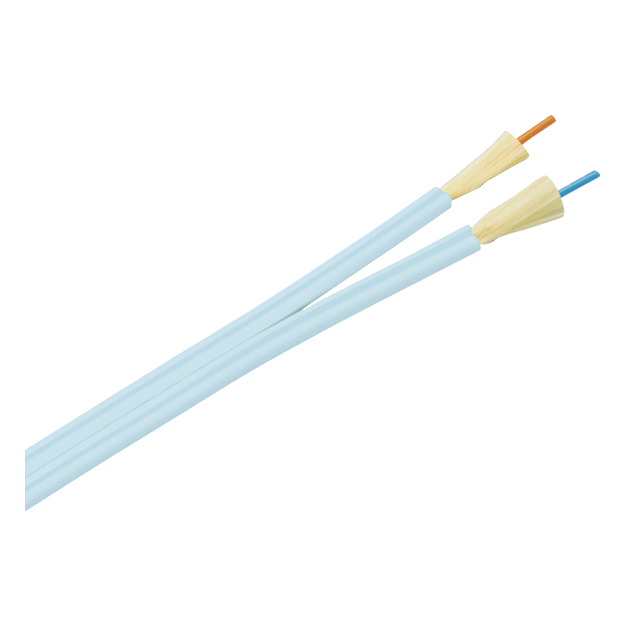 Cable de Fibra Óptica / Multimodo OM3 50/125 / 2 Hilos / Tight Buffer 900μm / OFNP Plenum / Dieléctrico / 0.61 m (2 pies) Marcas — PANDUIT · SKU FOIPX02Y