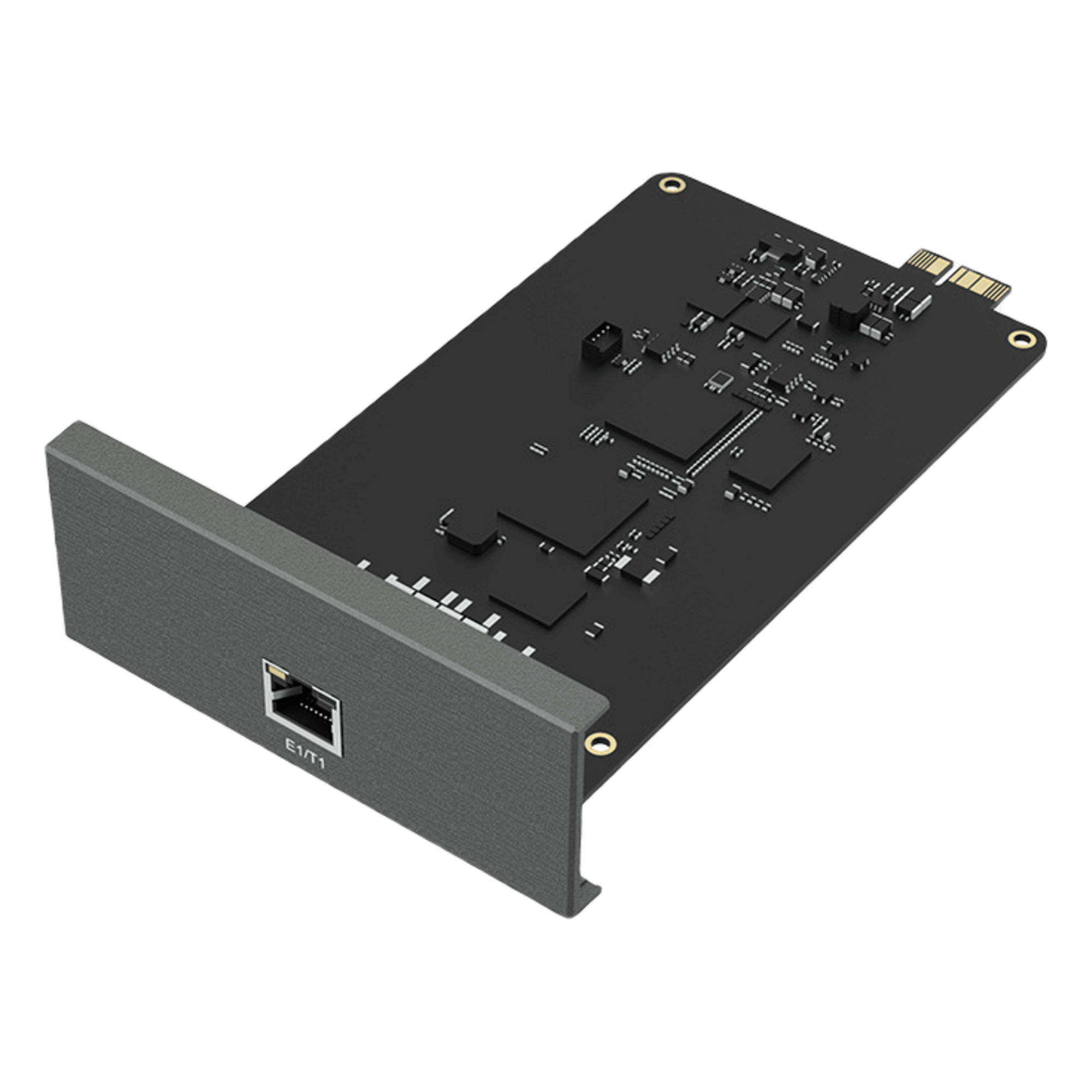 Módulo E1/T1/PRI / Expansión 1 Puerto / PBX VoIP Modular / Compatibilidad S100, S300, P560, P570 — YEASTAR · SKU EX30