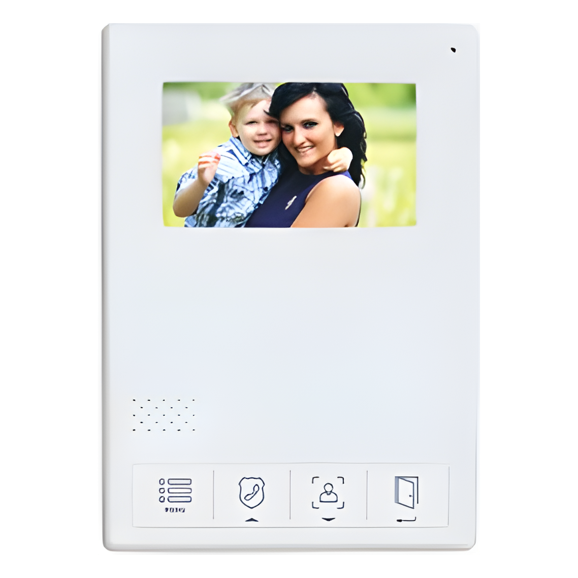 Monitor LCD Adicional / Pantalla 4.3 Pulgadas / Control Touch / Comunicación Bidireccional / Apertura de Puerta / Alimentación 110-240 VCA — ACCESSPRO · SKU TVPRO-400-MW