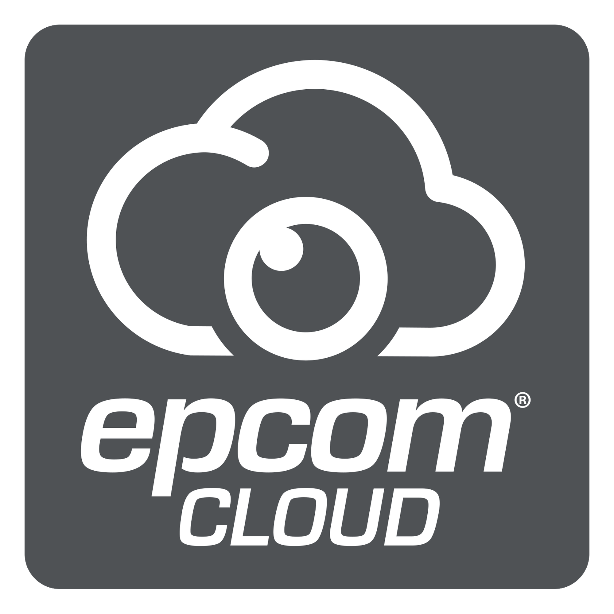 Suscripción Anual Cloud / 1 Canal de Video / 4 Megapixel / 14 Días de Retención / Grabación Continua — EPCOM · SKU EPCLOUD14A-4MP-C