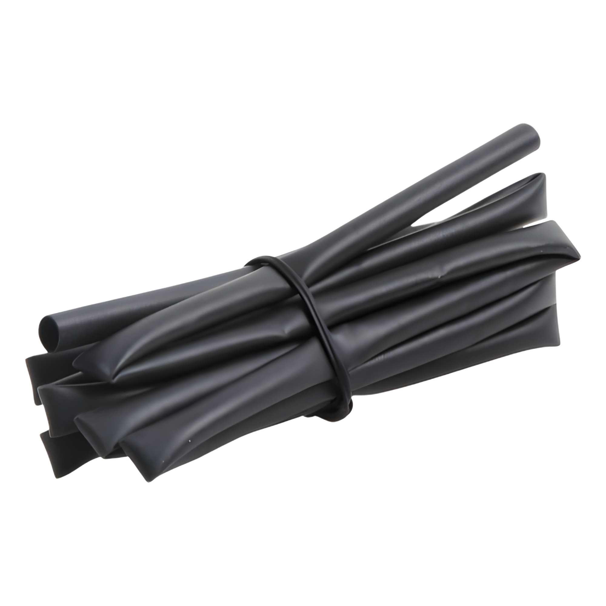 Tubo Termoencogible / Relación 2:1 / Poliolefina / 1/8" (3.18 mm) / Longitud 1.2 m (3.9 ft) / Negro