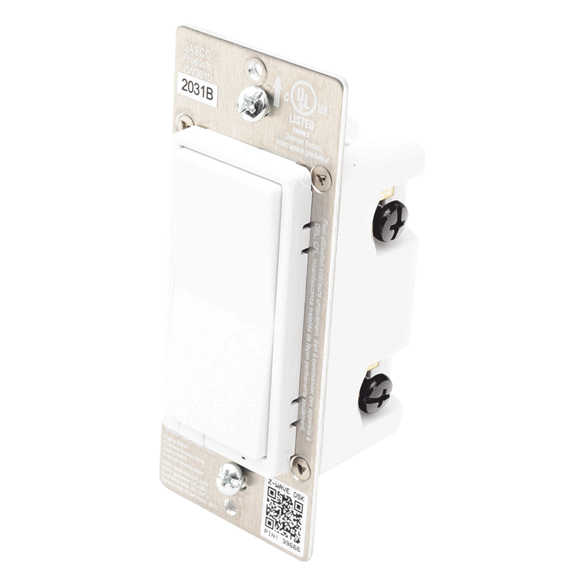 (ZWAVE) Dimmer, señal inalámbrica Z-WAVE, compatible con HUB HC7, C8, panel de alarma L5210, L7000, Total Connect. y Alarm.Com