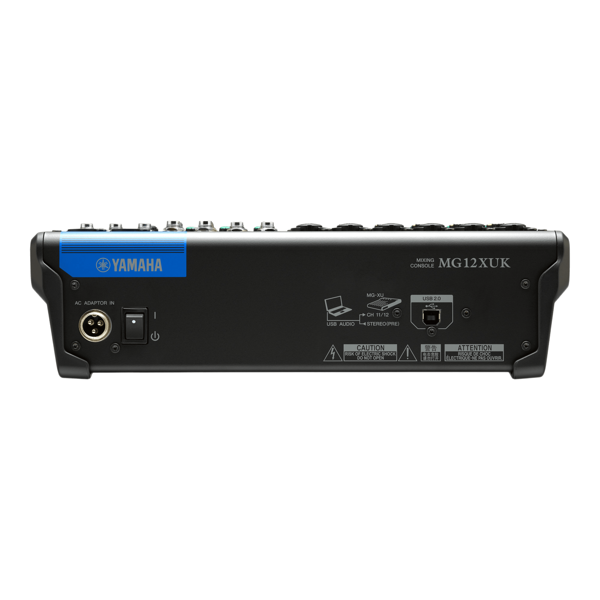 Mezcladora de Audio Analógica / 12 Canales / 6 Entradas Micrófono-Línea / 2 Entradas Estéreo / Efectos Integrados / USB / Phantom +48V