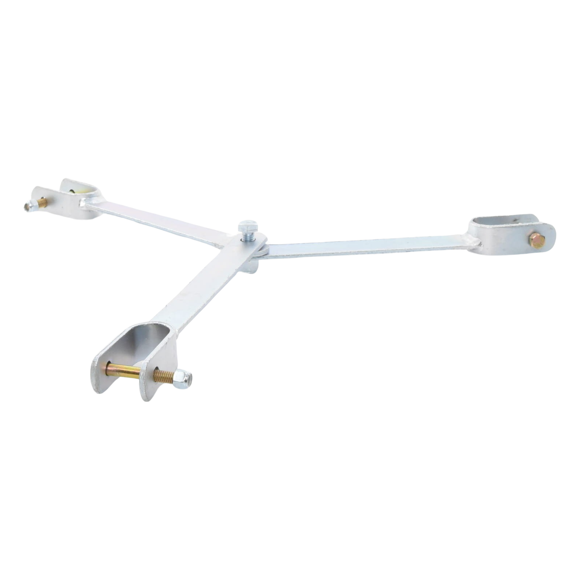 Brida de Sujeción para Retenida / Compatible Torre STZ45 / Acero Galvanizado Electrolítico / Tornillería Grado 5
