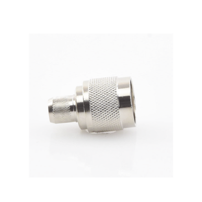 Conector N Macho para 75 Ohm de Anillo Plegable para cable RG-11, Niquel /Oro /Teflón.