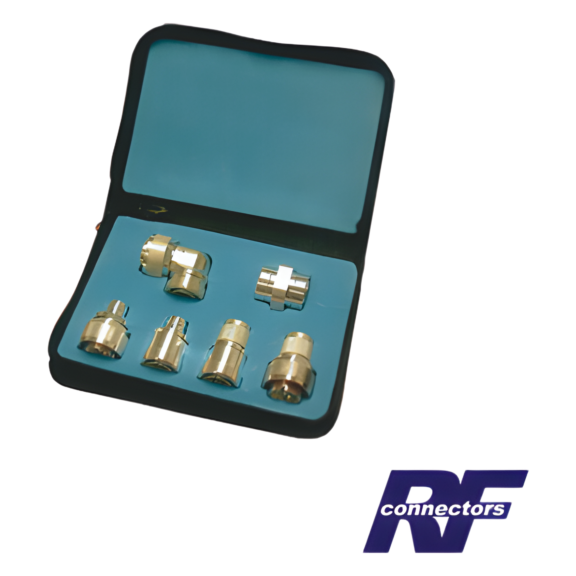 Kit de Adaptadores RF / 7-16 DIN y N / 6 Piezas / Rectos y Angulares / Telecomunicaciones — RF INDUSTRIES,LTD · SKU RFA-4013
