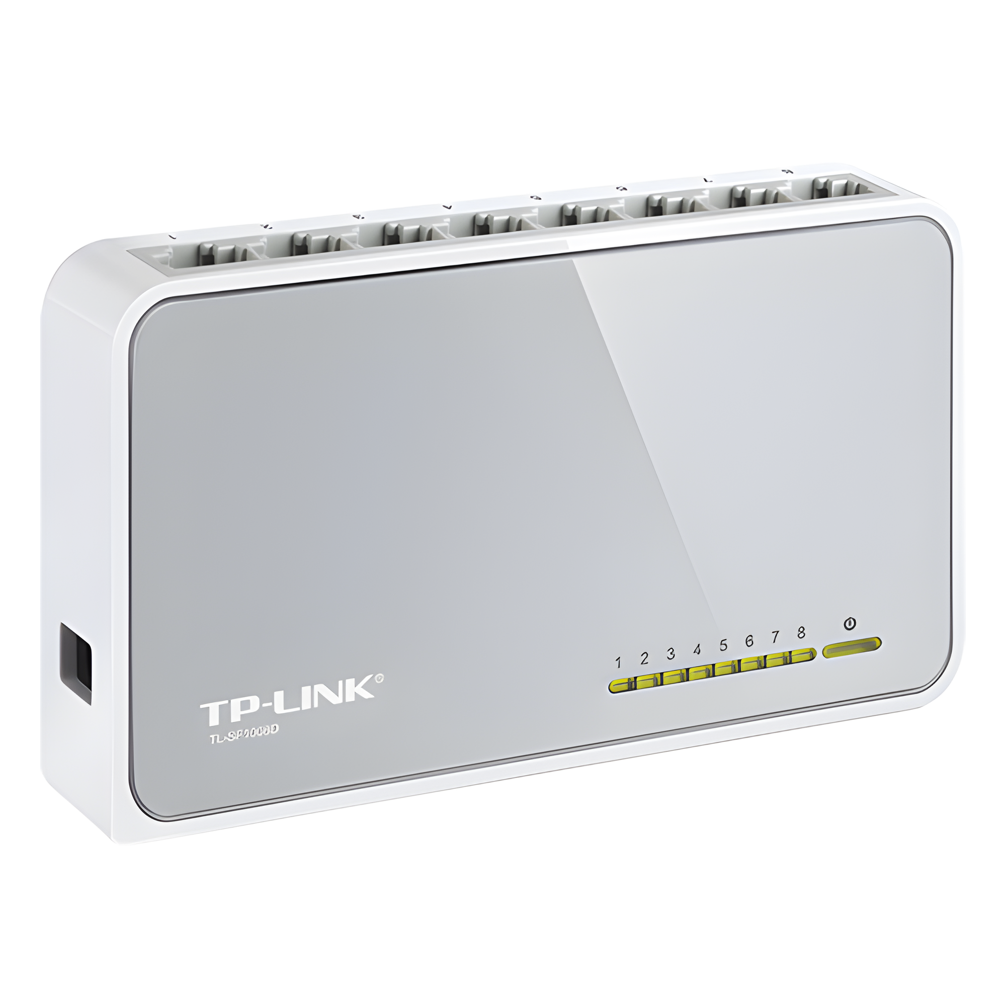 Switch de escritorio / 8 puertos / 10/100 Mbps / Auto-MDI/MDIX / Green Ethernet / 5.3x3.1x0.9 in — TP-LINK · SKU TL-SF1008D