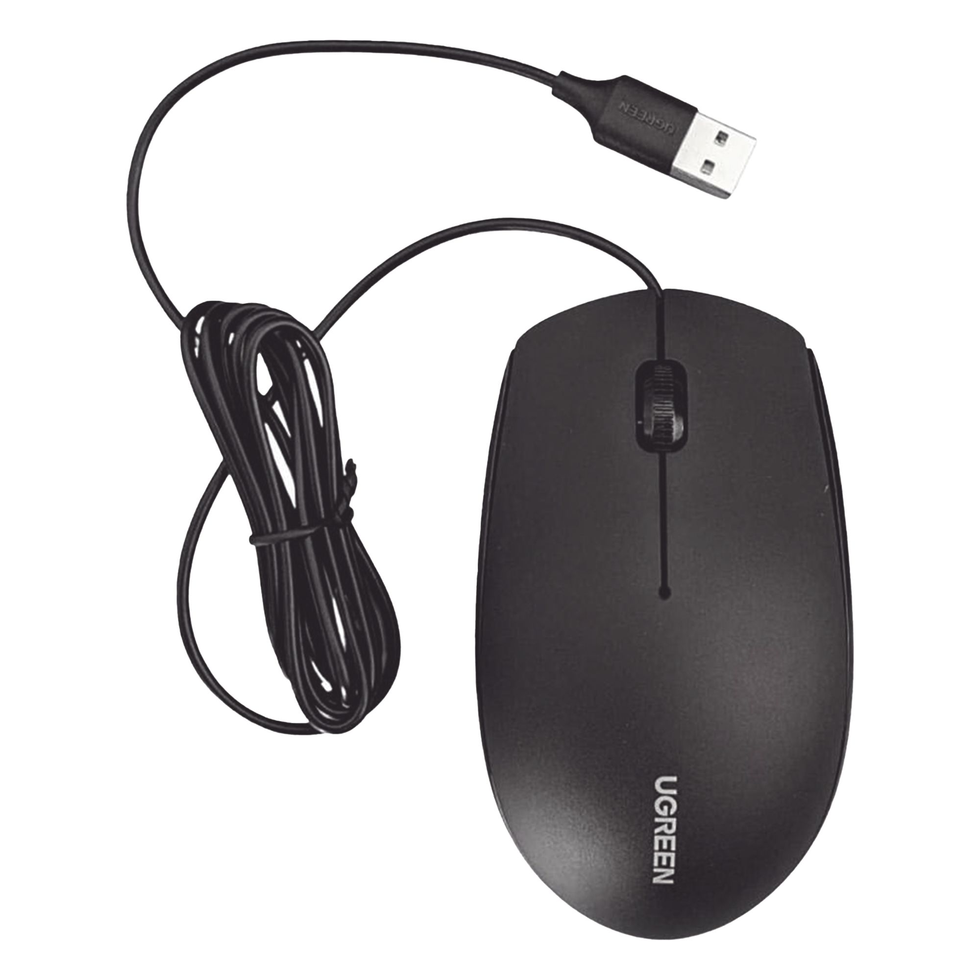 Mouse Óptico USB | Cable USB de 1.5 metros | 3 Botones | 1200DPI | Diseño Ergonómico | Silencioso | Color Negro | Windows / MacOS / Linux / Chrome y otros | También Compatible con  DVR / NVR.