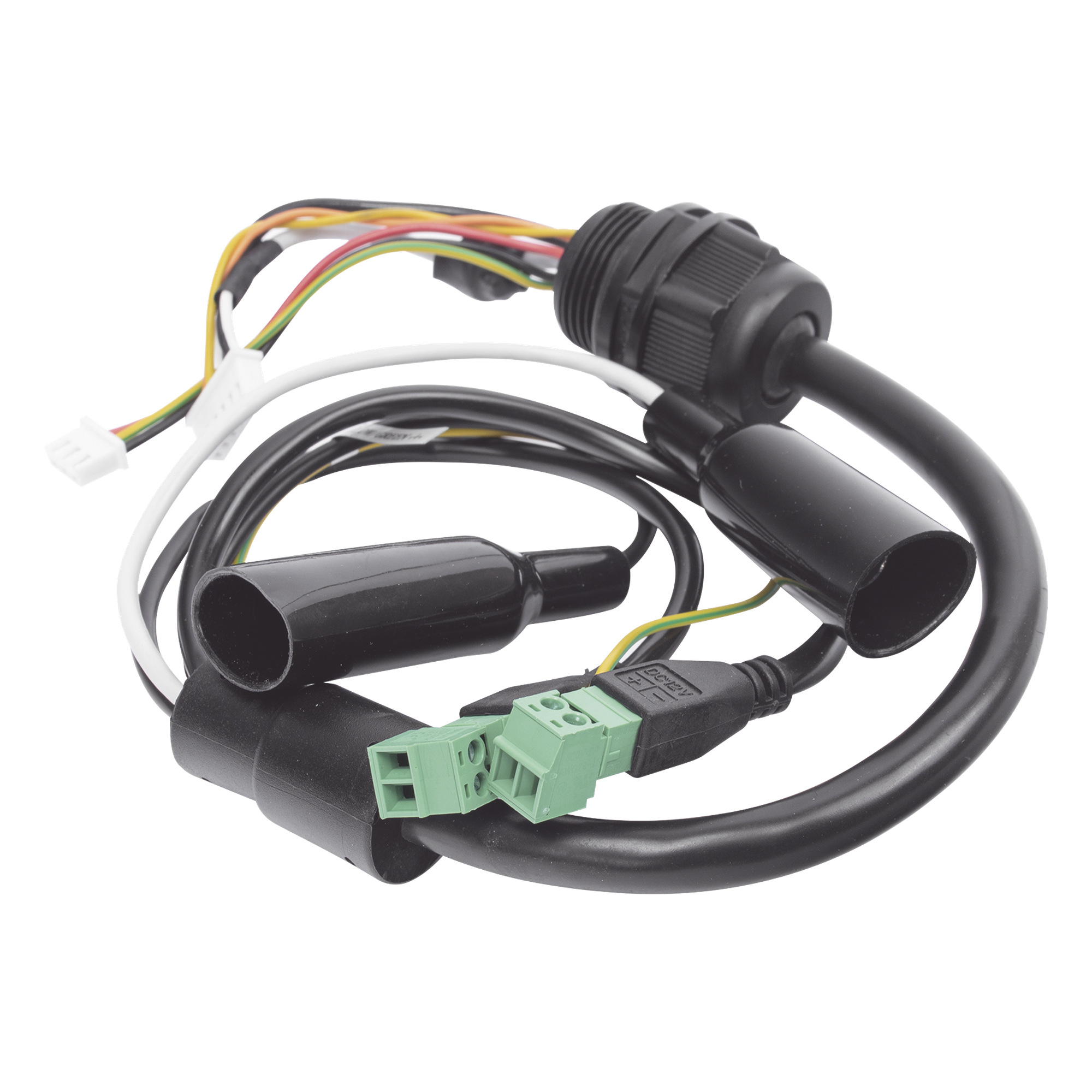Arnés de Conexión para Domo PTZ / Conectores RS-485 / Alimentación 12 Vcc / Cable 50 cm (19.7 in) / Forro Protector — HIKVISION · SKU 101504827