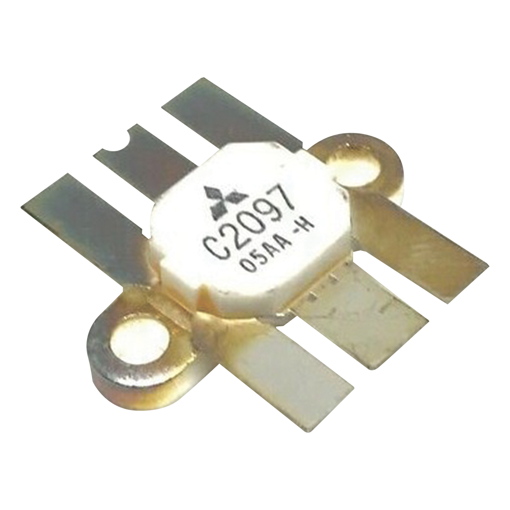 Transistor NPN Epitaxial / 30 MHz / 13.5 Vcc / 70 W / Encapsulado T-40E — SYSCOM · SKU 2SC2097