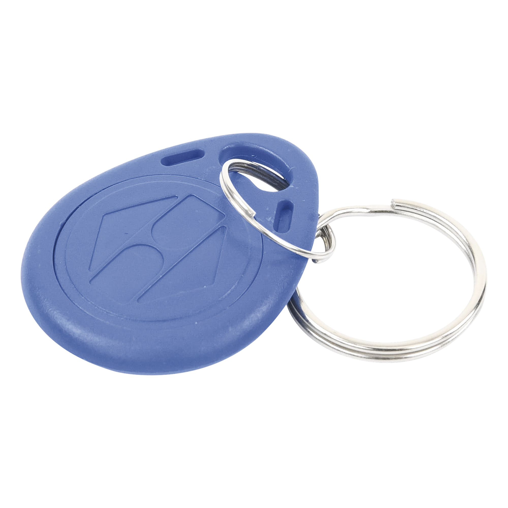 Llavero de proximidad / 125KHz EM / Formato Wiegand 26 bits / PVC azul / 35x3x6 mm (1.38x0.12x0.24 in) — ACCESSPRO · SKU ACCESKFBPROX