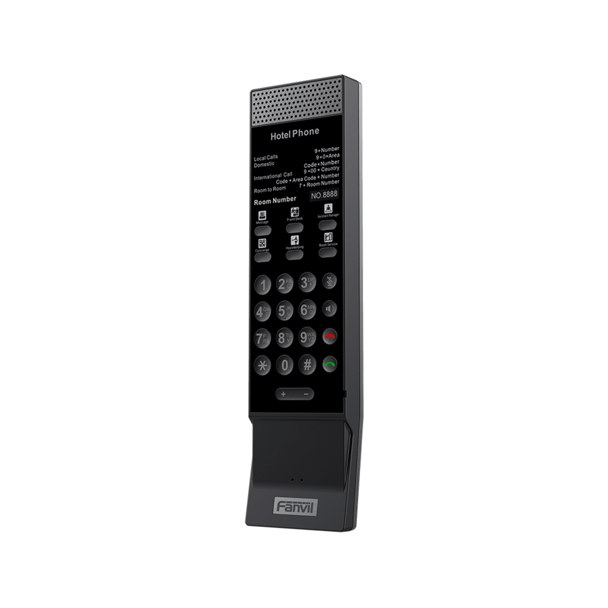 Teléfono IP Inalámbrico para Hotelería con Wi-Fi 6 Doble Banda, 6 Teclas DSS,Material Antibacterial