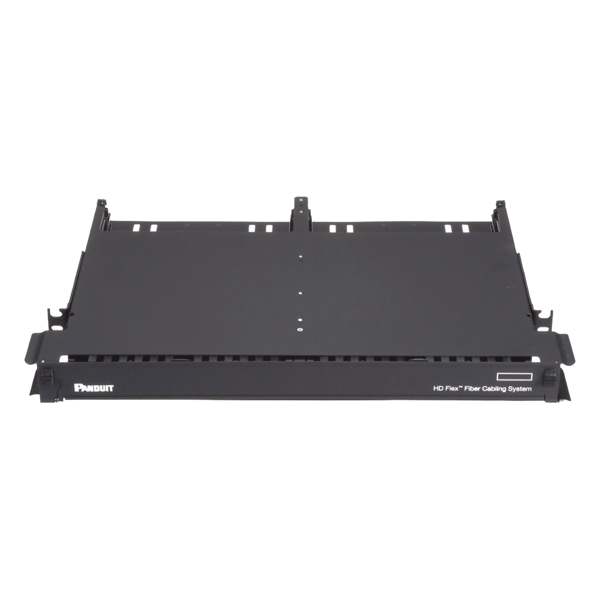 Panel de Distribución de Fibra Óptica / 144 Fibras / 12 Cassettes HD Flex / Bandeja Deslizable / 1 UR — PANDUIT · SKU FLEX1U06