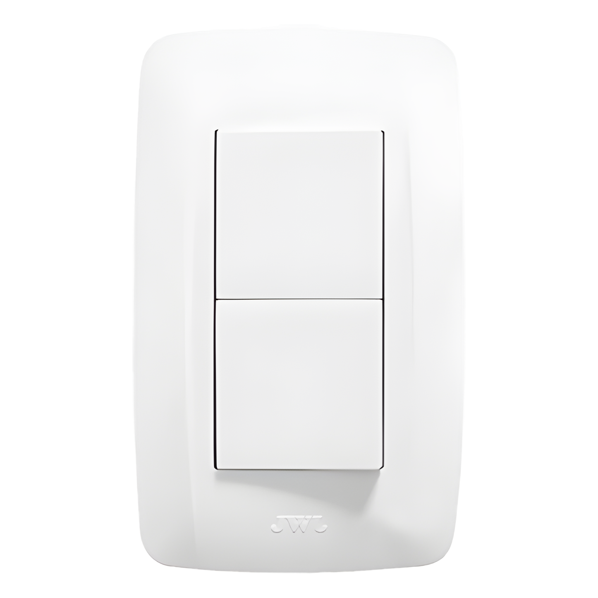 Apagador Escalera Doble / 127 V~ 60 Hz / 10 A / 4.65 x 3.07 x 1.18 in / Blanco — JWJ · SKU JTL-B72-06
