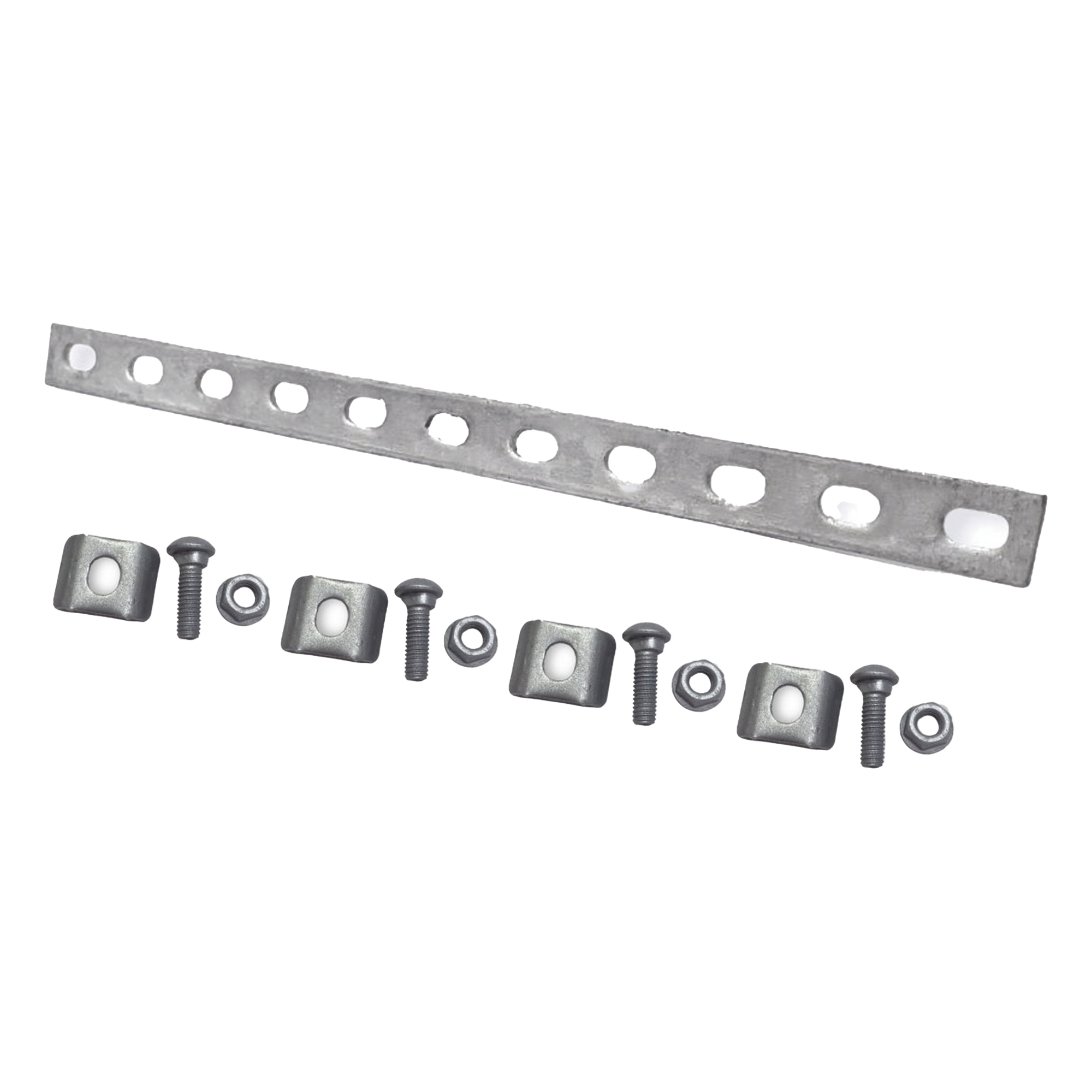 Kit de Unión para Charolas / 13 Piezas / Acabado Galvanizado por Inmersión en Caliente / Bimetálico / Uso Exterior y Zonas Húmedas / Instalación con Llave de 10 mm — CHAROFIL · SKU MG-51-KIT4GBM