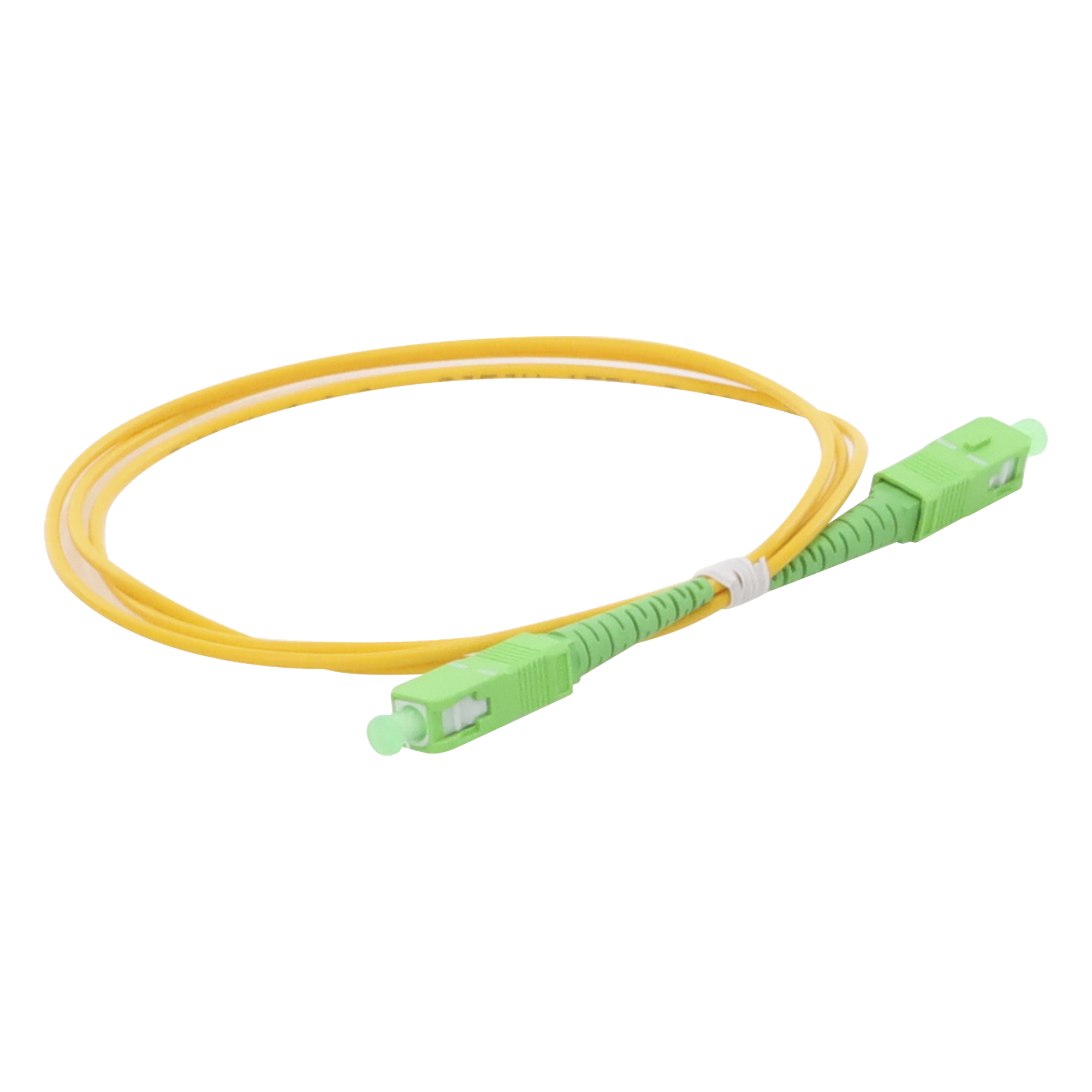 Jumper de Fibra Óptica / SC/APC-SC/APC / Monomodo OS2 G.652D / Simplex / 1 Metro (3.28 Pies) / 2mm — LINKEDPRO BY EPCOM · SKU LPSM2SCASCAS1