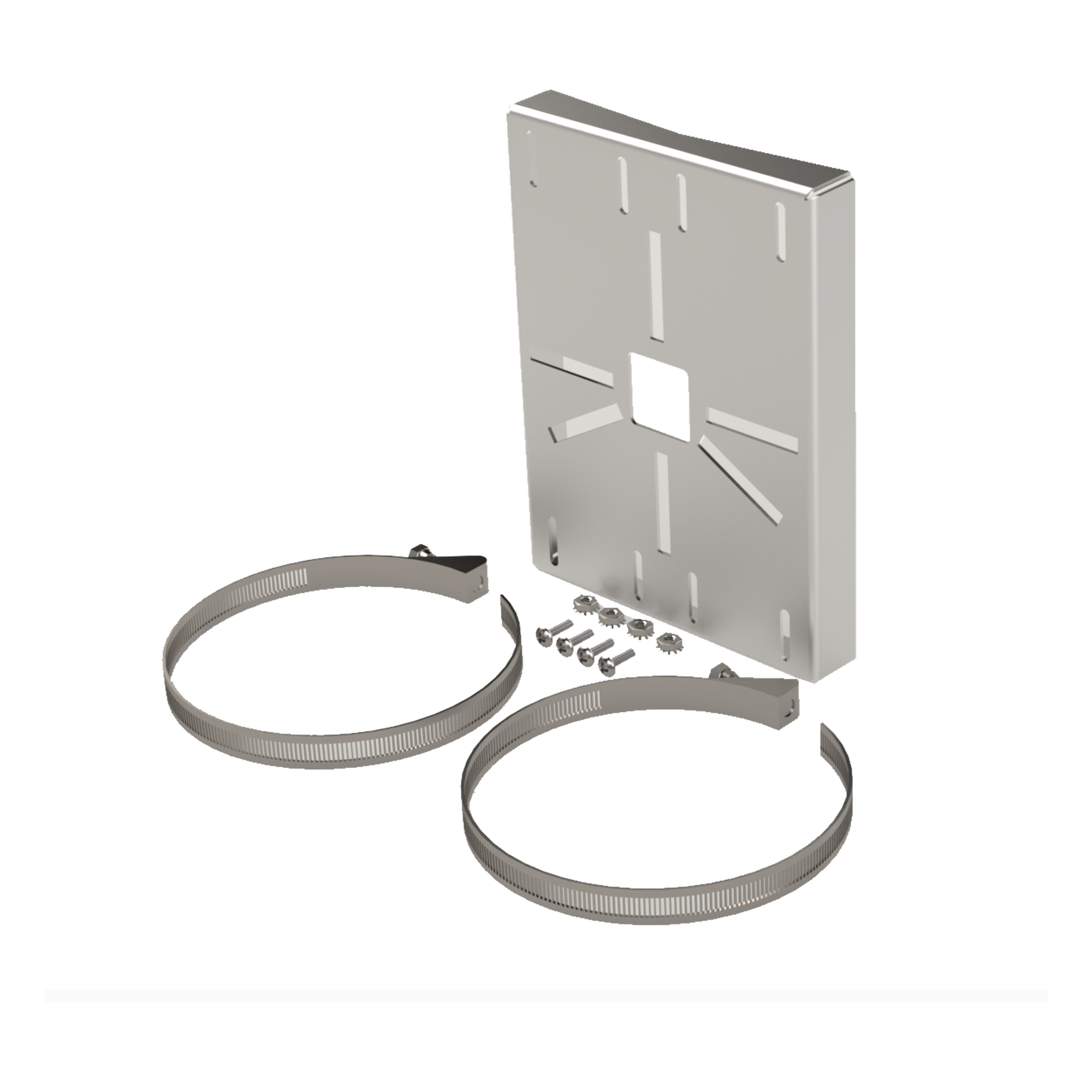 Montaje Universal para Cámara / Acero Galvanizado Calibre 16 / Poste 2' a 5' / Acabado Rugoso Fino / Exterior — EPCOM INDUSTRIAL · SKU SYS-PM-01V3
