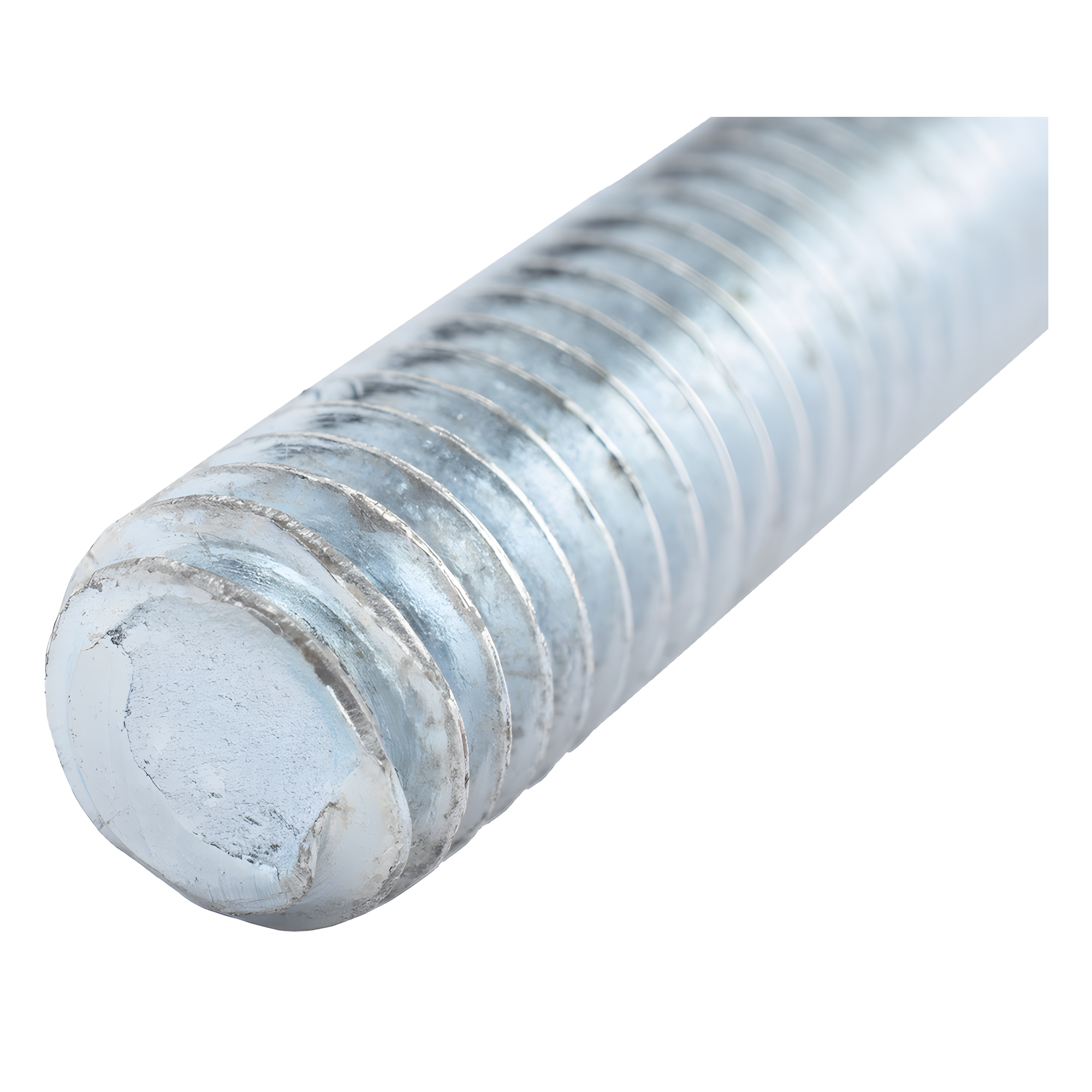 Varilla Roscada / 1/4" x 3000 mm (9.8 ft) / Acero Alta Resistencia / Acabado Electro Zinc / Rosca Completa — CHAROFIL · SKU CH-VR-6-3000
