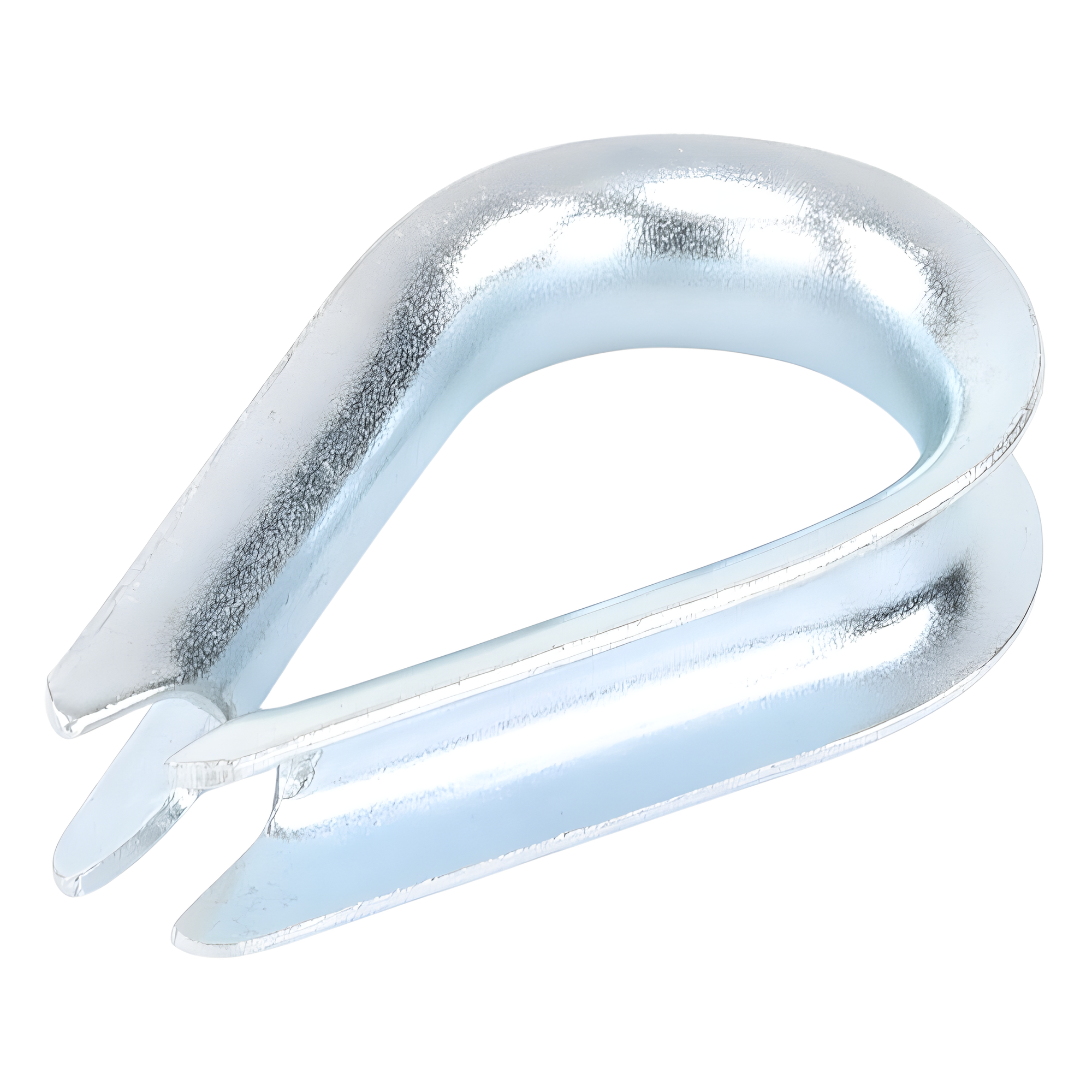 Guardacabo para Cable de Acero / 3/8" (9.5 mm) / Resistencia 4900 kg / Galvanizado por Inmersión / Diseño Ovalado