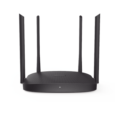 Router Inalámbrico Gigabit / Doble Banda AC / 1200 Mbps / 4x4 MU-MIMO / 4 Antenas 5 dBi / 4 Puertos LAN + 1 WAN — HIKVISION · SKU DS-3WR12GC