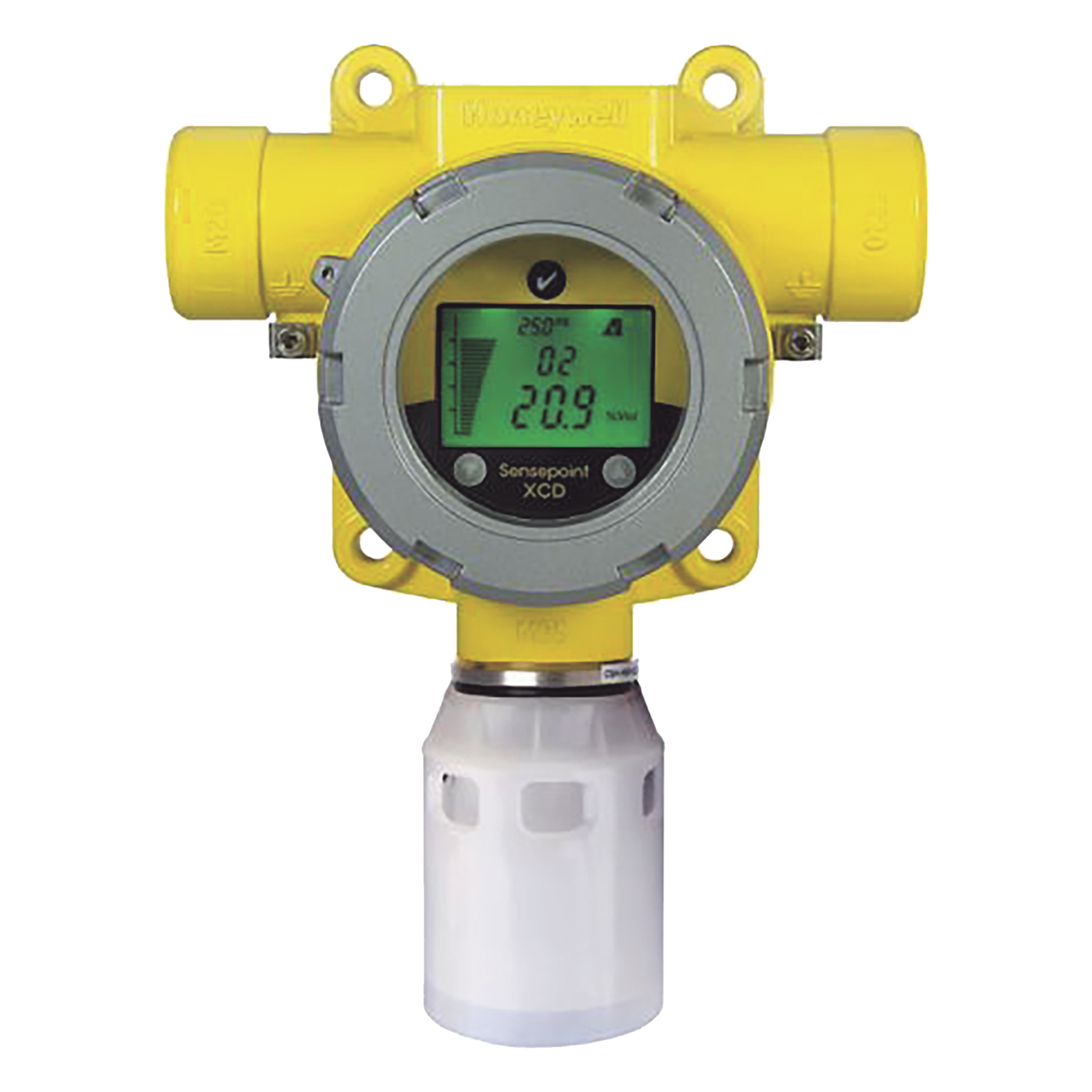 Detector Fijo de Gas / Sensor Electroquímico CO / 0-300 ppm / Salida 4-20 mA y Modbus RTU / IP66 / UL Clase I Div 1 y 2 — HONEYWELL ANALYTICS · SKU SPXCDULNCX