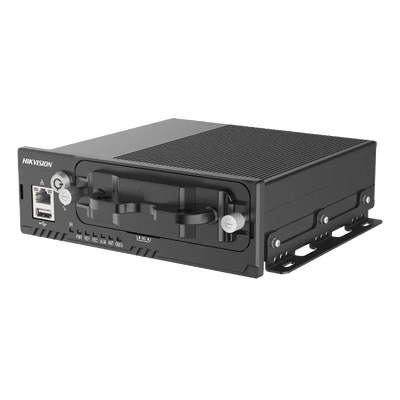 DVR Móvil / 8 Canales / 1080P / GPS Integrado / IA ADAS-DSM-BSD / Alimentación 9-36 Vcc / Doble Almacenamiento SSD 4TB o HDD 2TB — HIKVISION · SKU AE-MD5043