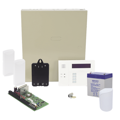 Kit de Panel de Alarma Híbrido / 48 Zonas / Teclado Alfanumérico con Receptor Inalámbrico / 3 Particiones / 254 Eventos — HONEYWELL HOME RESIDEO · SKU VISTA48RFSFIRE